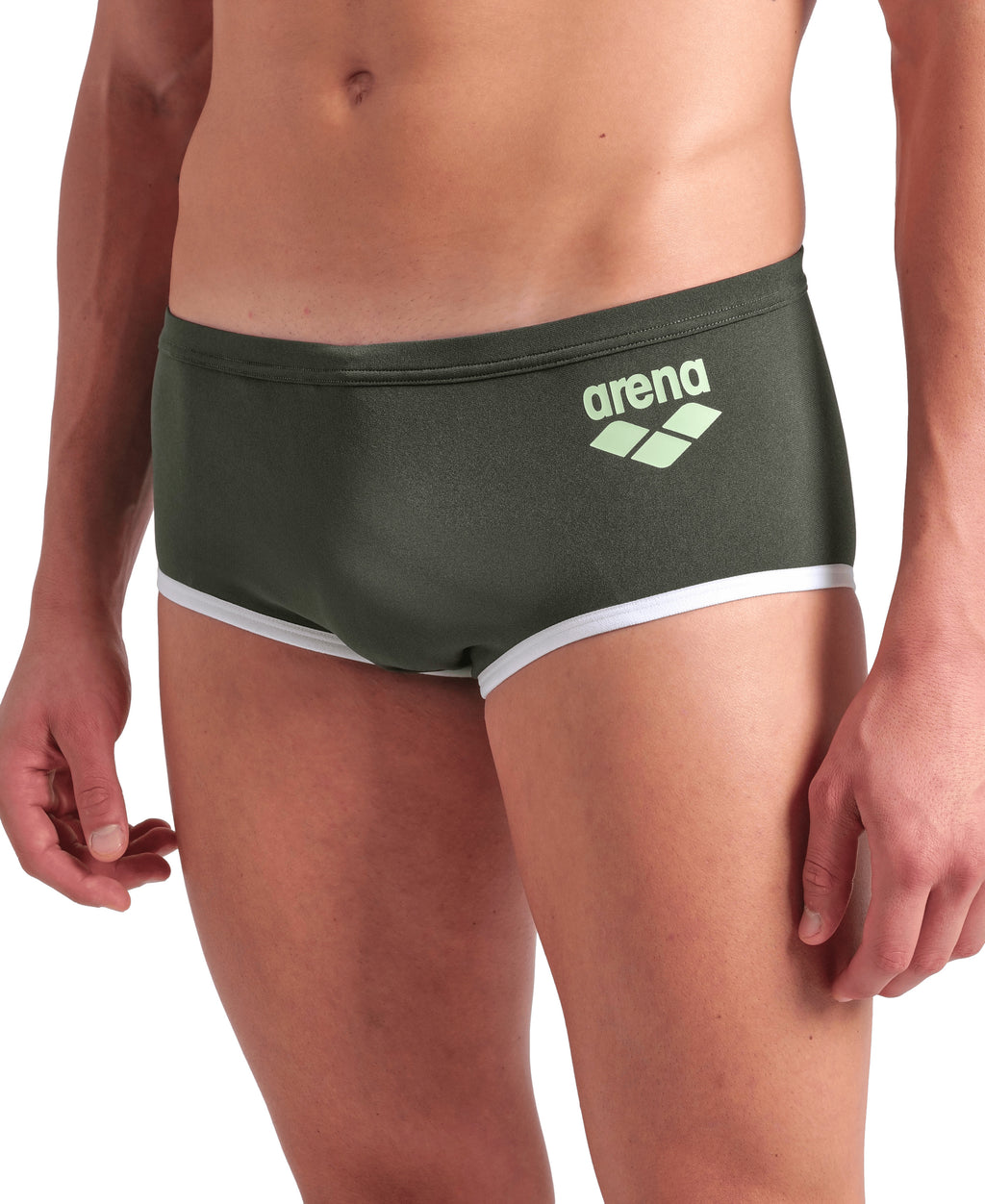 Costume ARENA Short ONE Biglogo darck sage white