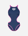 Costume Arena Donna BIG LOGO Navy fluo Pink