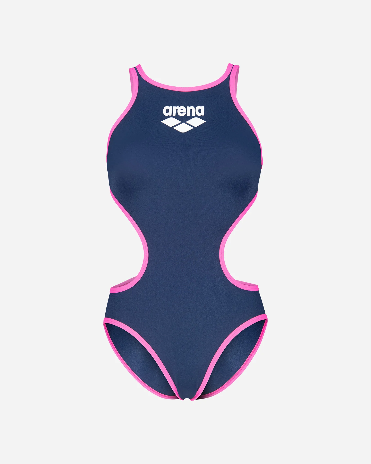 Costume Arena Donna BIG LOGO Navy fluo Pink