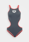 Costume Arena Donna BIG LOGO Asphalt fluo red