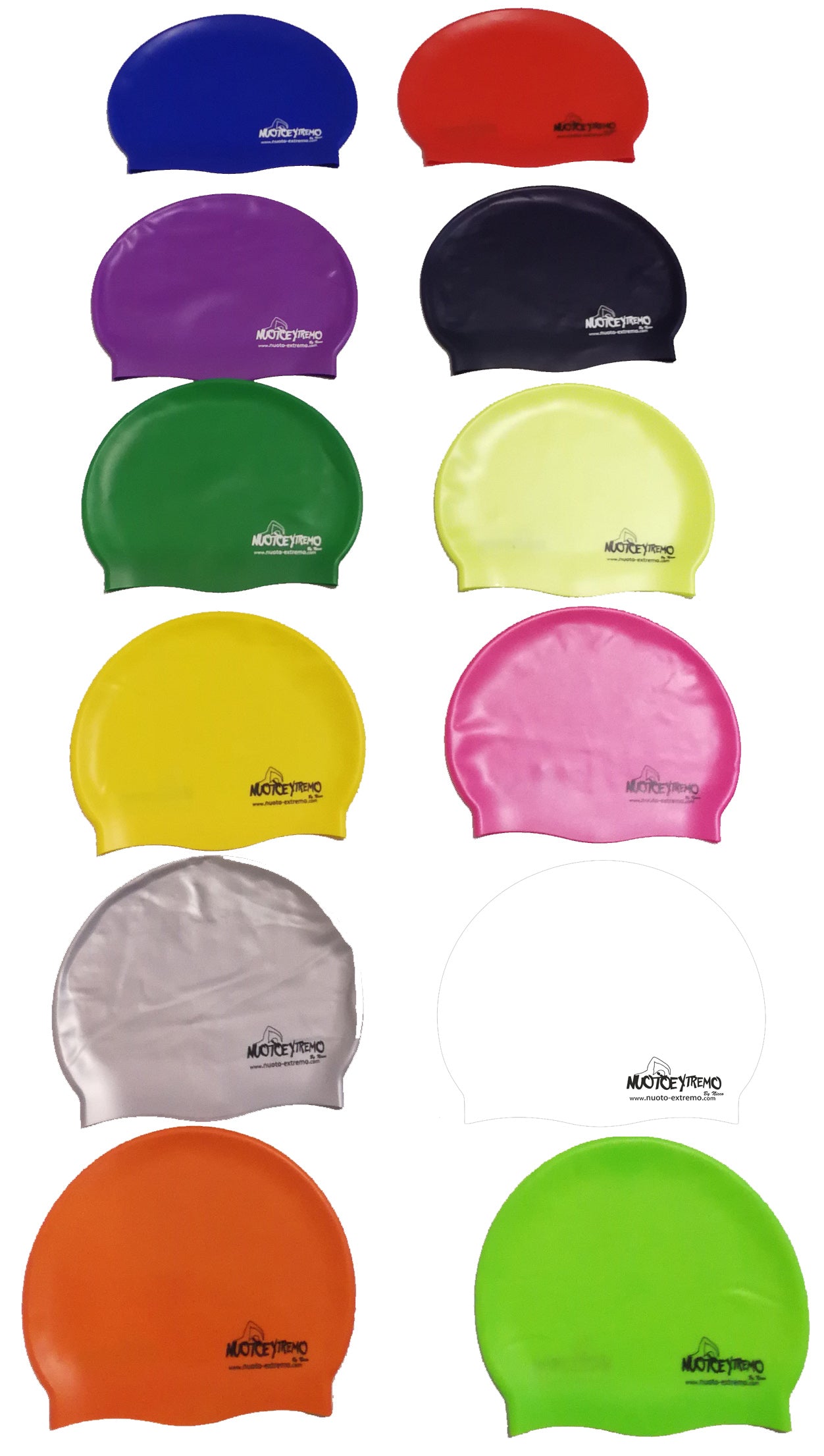 Cuffia Nuoto Extremo Classic logo silicone