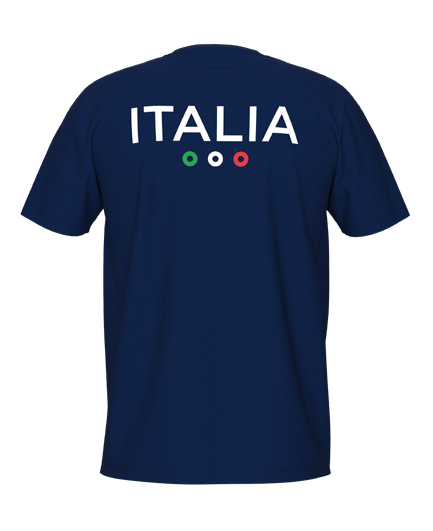 T-SHIRT ITALIA TEAM STRIPE