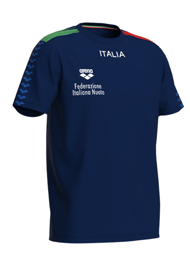 T-SHIRT ITALIA TEAM STRIPE