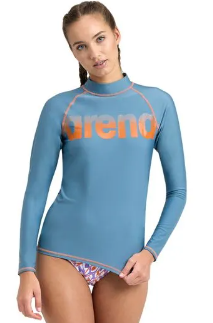 Maglia Arena Women's Graphic Long Sleeve Rash Vest anti uv